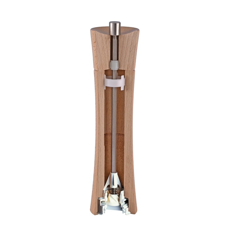 Sassenhaus Frankfurt Salt Mill, Natural, 7.1 inches (18 cm), 63-1262-36