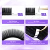 NAGARAKU Eyelash Extensions 0.15mm C Curl 7-15mm Mixed Length Individual