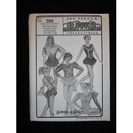 Ann Person #306 "Ladies' and Children's Skating Dress, Practice Skirt and Leotard