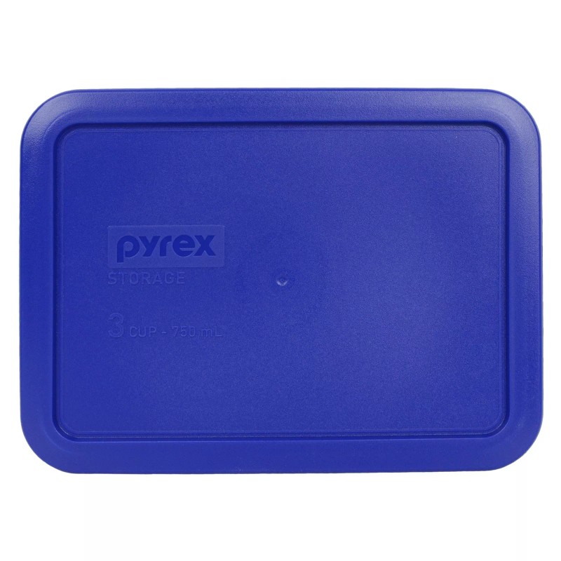 Pyrex 7210-PC 3-Cup Cadet Blue Plastic Food Storage Replacement Lid