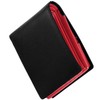GSG 22098/24015 Men's Bi-fold Wallet, Genuine Leather, Box-Shaped Coin Purse,