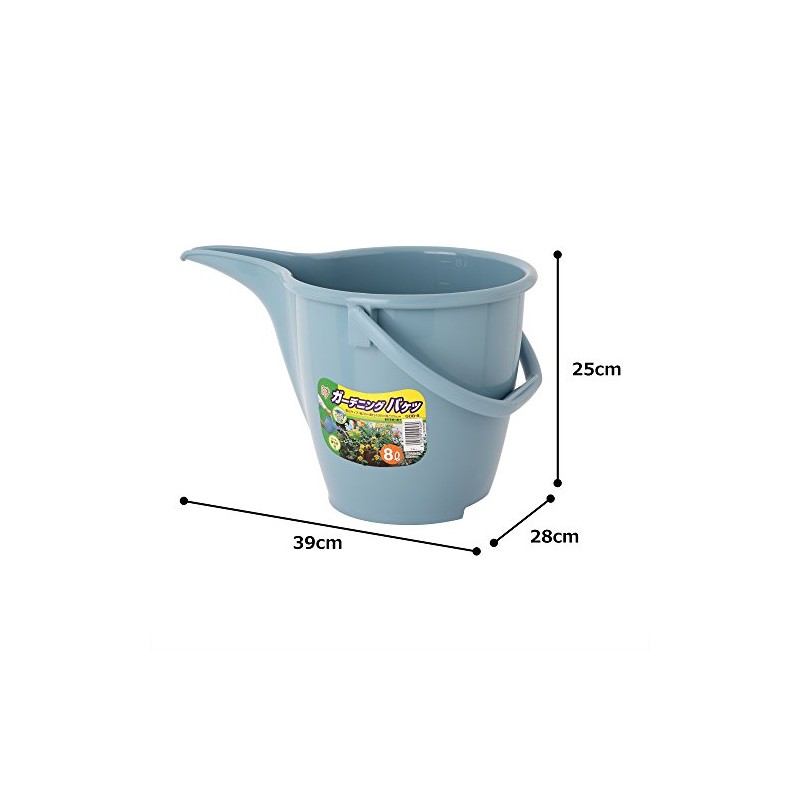 Iris Ohyama GDB-8 Bucket, Gardening Blue