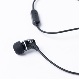 JLab J6MS JBuds Stereo to Mono in-Ear Single Earbud, Style Headset with Enterprise Class Microphone, 3.5mm Headphone Jack, Black