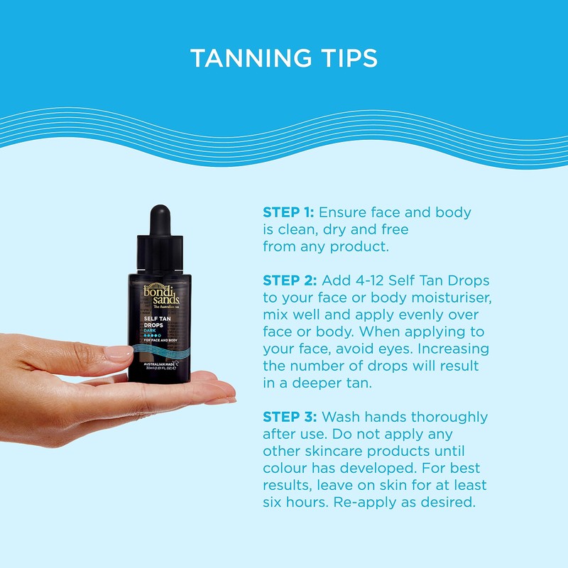 Bondi Sands - Self Tan Drops Dark - Self-Tanning for