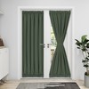 Easy-Going Blackout Door Curtains, Rod Pocket Privacy Light Filtering Sidelight