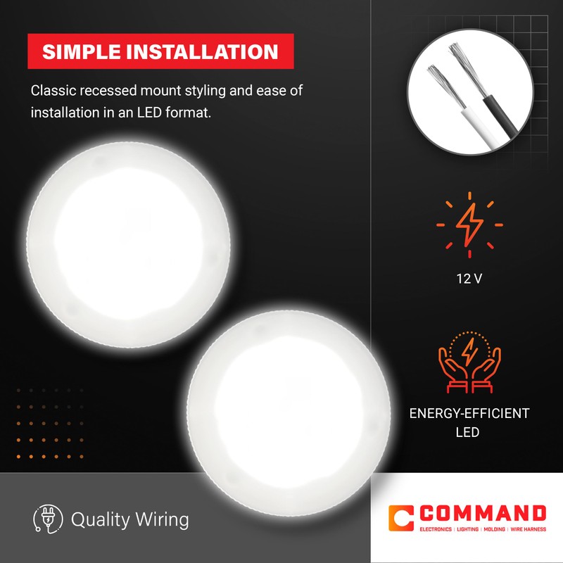 Command Electronics OEM LED RV Ceiling & Under-Cabinet Light –