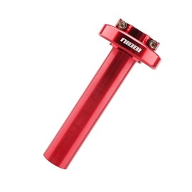 NIBBI Motorcycle Throttle Assembly,High Sensitivity Short Stroke Light Control Motocross Twist Throttle Handlebar,Throttle Tube Fit Dirt Bike Motocross,Pit BIke Assembly,Mini Bike(Red)