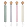 DOUUCO 4Pcs Dummy Clips Cotton Fabric Clips for Baby, Mam