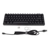 Keyboard 68 Key White Light Three Mode Black Mechanical Keyboard