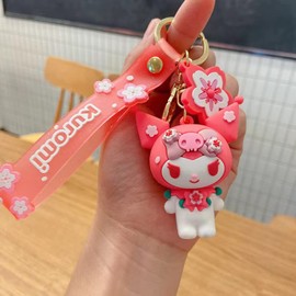 Cute Anime Keychains, Kawaii Keyring Merchandise, Gifts for Friends and Cute Anime Fans (A-1pcs)