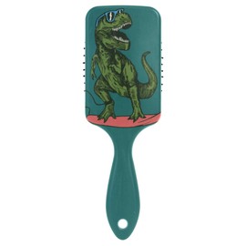 Hair Brush Paddle Comb Skateboard Dinosaur for Thick Hair & Anti Static Detangling
