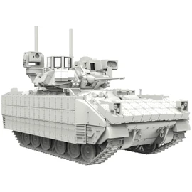 Mon Model 1/72 American M2A3 Bradley BUSK III Infantry Combat Vehicle Plastic Model M72-005 (Tank)