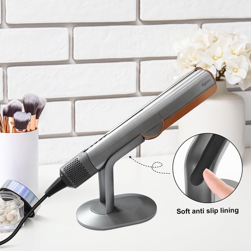 Hair Straightener Holder Compatible with Dyson Airstrait, Desktop Display Stand