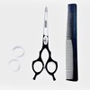 Professional Hair Scissors Elite Cuts 6.0 Inch Japanese J2 Black-Stainless
