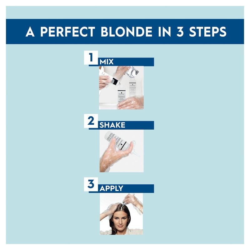 Schwarzkopf Nordic Blonde, Hair Lightener, L101 Silver Blonde