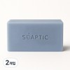 Soaptic Moisturizing Moist Soothing Soap CP Natural Soap Face Wash Moisture Skin Soap, 105g, 2 packs / 솝틱 보습 촉촉 수딩 비누 CP 천연비누 세수 세안 모이스처스킨 솝, 105g, 2개입