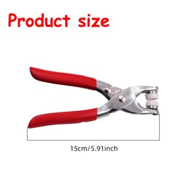 Safety Eye Tool, Eye Pliers, Eye Snapper Tool, Auxiliary for Attaching, Pliers for Crocheting Safety Eyes Crochet Tools, 5-30mm Animal