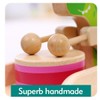 Baby Gift Wooden Toddler Pull Toy, Crocodile Drum Tapping Children's
