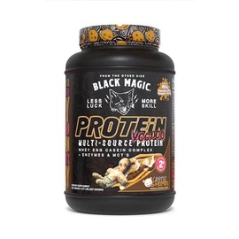 Black Magic Multi-Source Protein - Campfire Smores - 2LB - 23g Protein - Whey, Egg Albumin Enzymes, Micellar Casein & MCTs