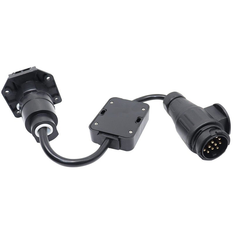 CARROFIX Trailer Light Converter Vehicle Side European 13-Pin Round Plug