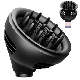 AFDD Diffuser Attachment for Dyson Airwrap, Wave Curl Diffuser With Dome Diffuse Dual Mode Attachment Compatible With Airwrap HS01/05/08, Replacement Part for No.974149-01 for Curly Coily Wavy Hair