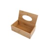 Bamboo Tissue Box with Cover Rectangular Bamboo Tissue Storage Case