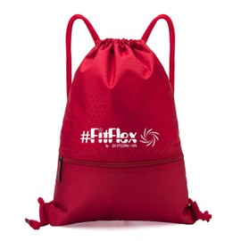 SUPERNOVA Lifestyle Unisex premium quality Waterproof Polyester Sports Gym Travel Drawstring Bag (Red)
