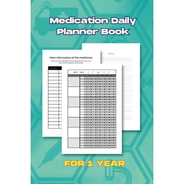 Daily Medicine Tracker Journal for chronic patients | Medicine Dosage