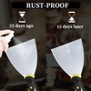 DEKEones Putty Knife Scrapers, Spackle Knife, Metal Scraper Tool for
