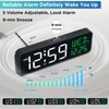 Peakeep Large Display Digital Alarm Clock for Bedrooms, Date Day