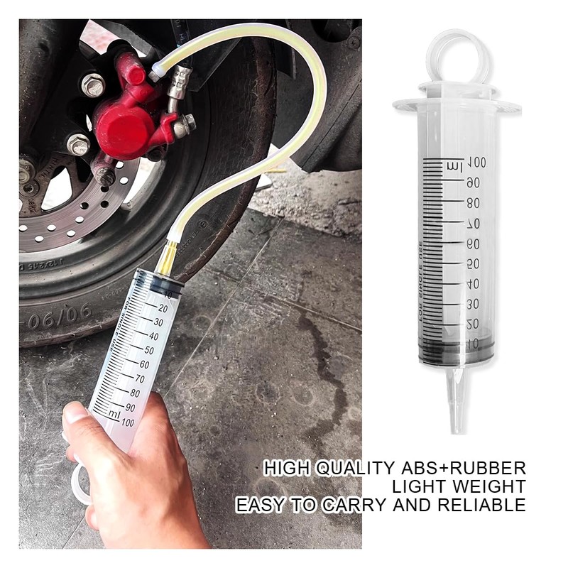 DUSCOKE Brake Bleeder Kit, Oil Fluid Extractor Bleeding Kit with