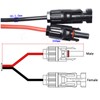 Solar Panel Cables Connectors SAE Adapter 10AWG 0.35m Solar Power