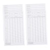 Kisangel 12pcs Competition Scorecards Golf Scorecard Record Cards Score for