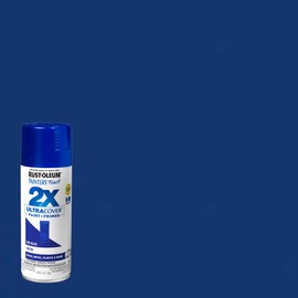 Rust-Oleum 314754-6PK Painter's Touch 2X Ultra Cover Spray Paint, 12 oz, Satin Ink Blue, 6 Pack