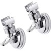 Bathroom Suction Cup Handheld Shower Head Bracket, 2Pcs Rotatable Bathroom