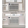 Breeze Stop Surround Insulation Side Panels White for Window AC