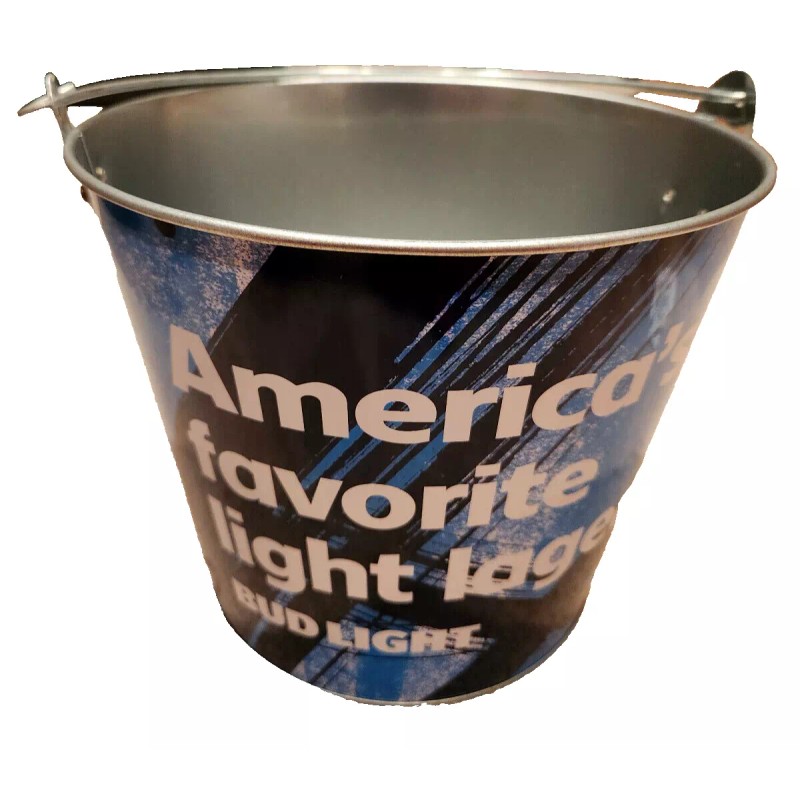 Budweiser America's Favorite Light Lager Bud Light Beer Bucket *new*