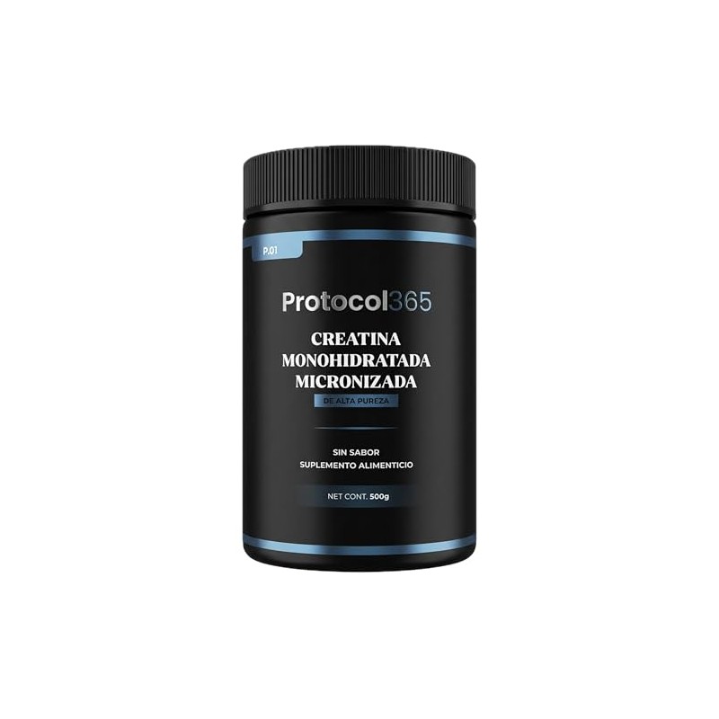 Creatina Monohidratada Micronizada P.01 | 500g | 100 Porciones |