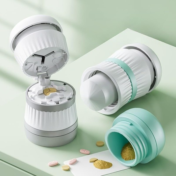 1/3Pill Cutter - Pill Splitter with Stainless Steel Blade for