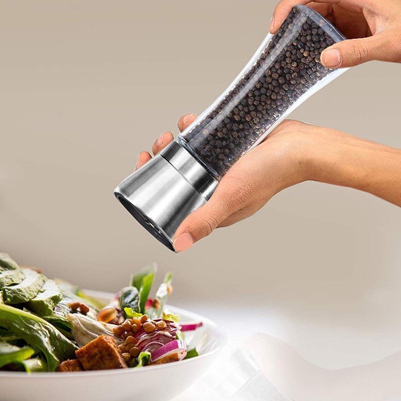 Pepper Grinder or Salt Grinder, Best Spice Mill with Ceramic