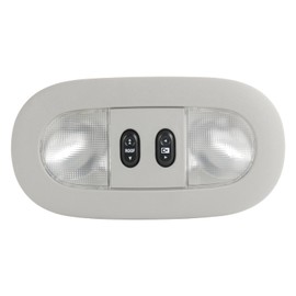Rimamoka LED Overhead Console Dome Map Light Interior Roof Reading Lamp Compatible with 2004-2008 Ford F-150 2006-2008 Lincoln Mark LT Replace# 7L3Z-18519A70-BA, 4L3Z-18519A70-BAA, Gray