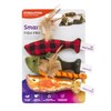 SmartyKat (3 Count) Fish Friends Crinkle Catnip Cat Toys -