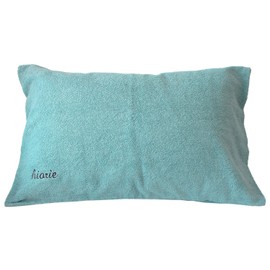 Hiorie Pillowcase, Made in Japan, Terry Fabric, Soft Pile Pillow Case, Size M, 100% Cotton, Turquoise (8 Colors Available)