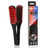 STYLANCE Boar Bristle Clamp Hair Brush, Ceramic Double Sided Brush