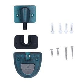 Floor Door Stopper Punch Free Windproof Ground Suction Function Quiet Door Holder for Toilet Home