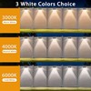Solar Fence Lights Outdoor, 20-Pack 120LM Fence Lights Solar Powered,