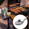 2Pcs Long Extendable Spoon Stainless Steel Telescopic Spoon Durable Useful