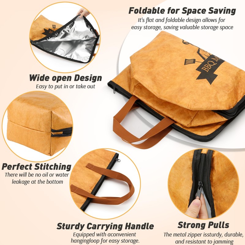 BBQ Blanket for Resting Meat Compatible with Traeger Smoker Grill,