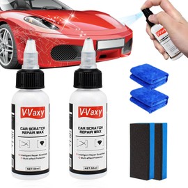 2PC V-Vaxy Car Scratch Repair Wax, V-Vaxy Car Paint Scratch Repair, Ultimate Paint Restorer,v-Vaxy Shiny Car Paint Restorer AUTO Accessory Multi-Effect Protection