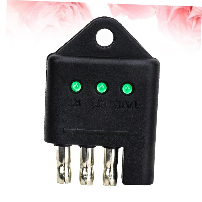 Ciieeo Pin Trailer Circuit Tester Socket Connection Tool with LED
